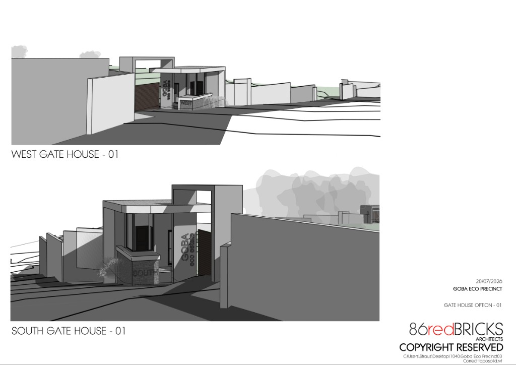 Gate House Option 01 — West & South