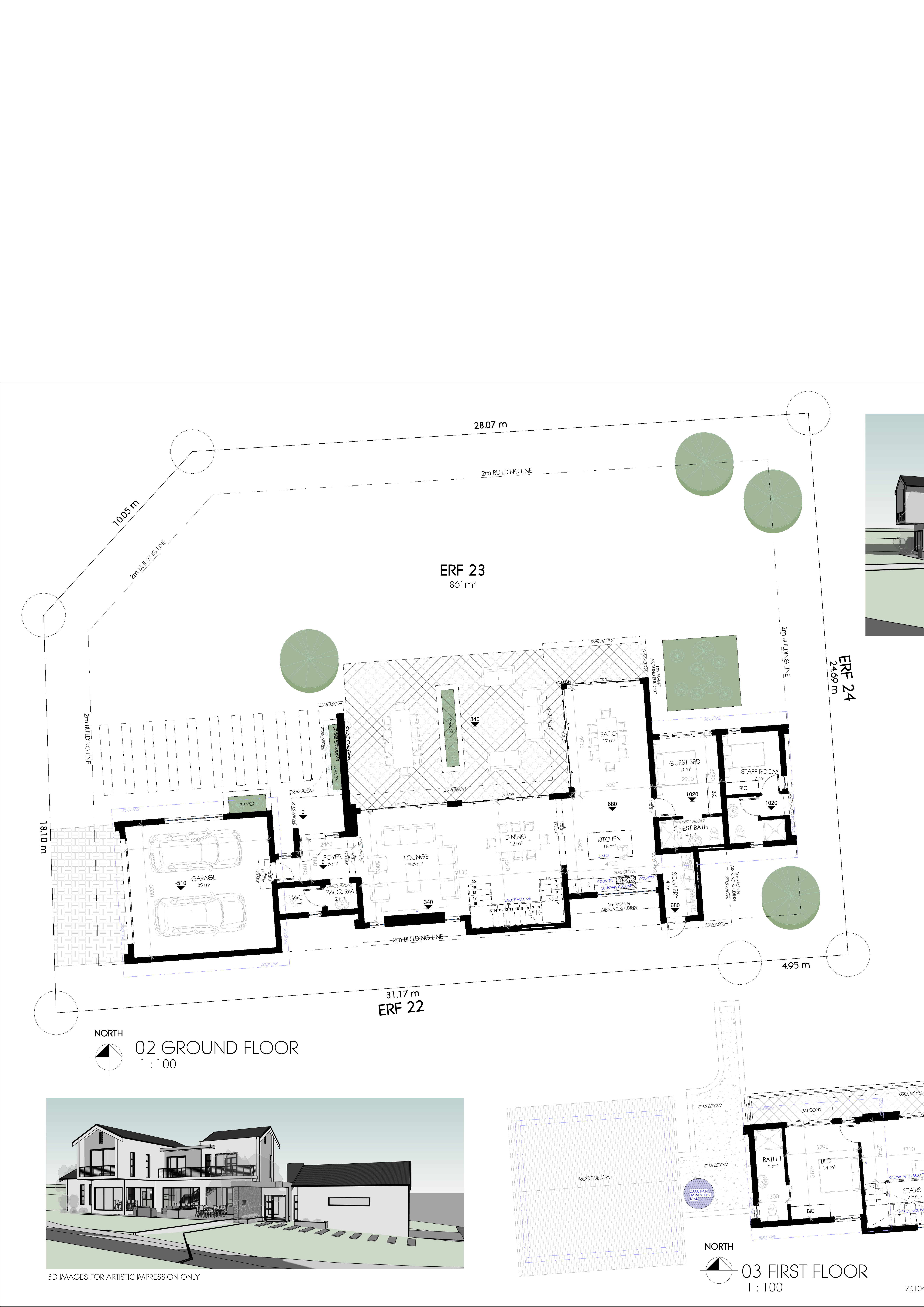 Plot 23 — with staff room